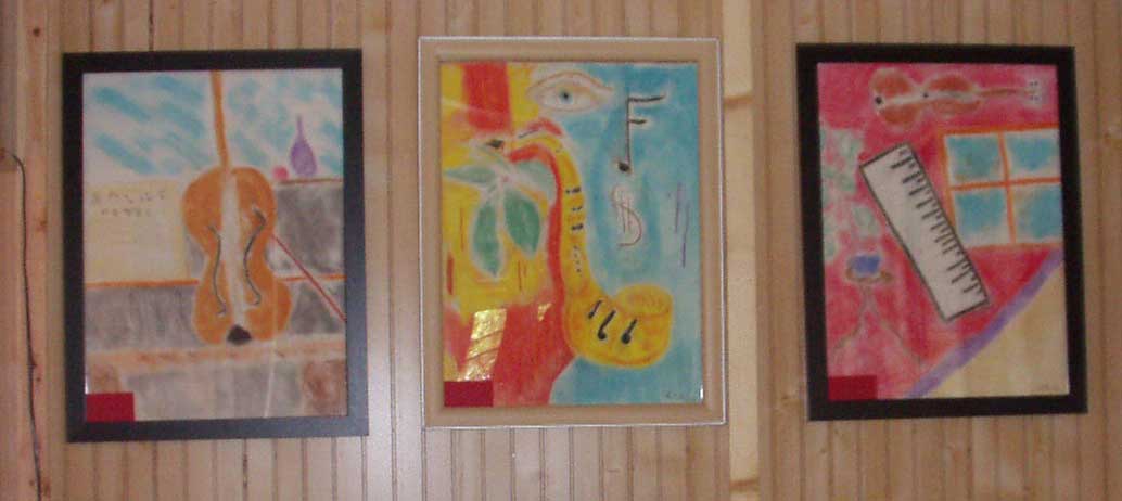 Music Wall (pastels)